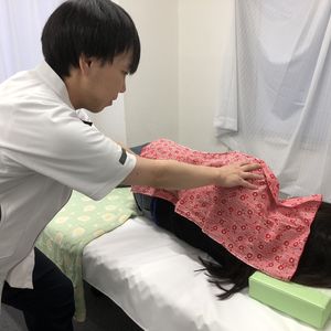 横向きのマッサージ